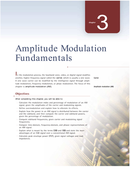 Amplitude Modulation Fundamentals