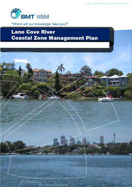 Lane Cove River Coastal Zone Management Plan