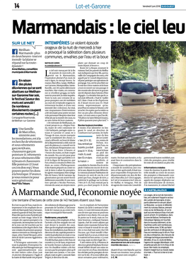 À Marmande Sud, L'économie Noyée