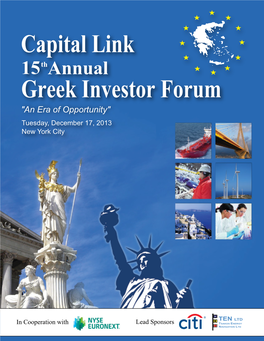 Capital Link Greek Investor Forum