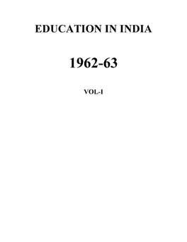 Education in India