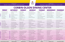 Corbin-Olson Dining Center