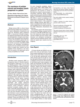 The Coexistence of Multiple Sclerosis and Hereditary Spastic Paraparesis