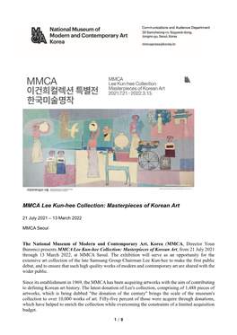MMCA Lee Kun-Hee Collection Masterpieces of Korean