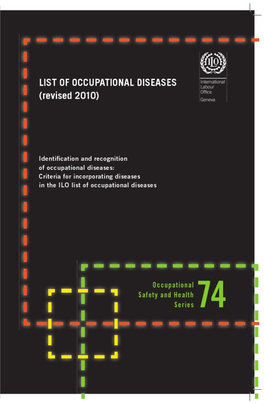 LIST of OCCUPATIONAL DISEASES (Revised 2010)