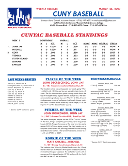 Baseball-Softball Release