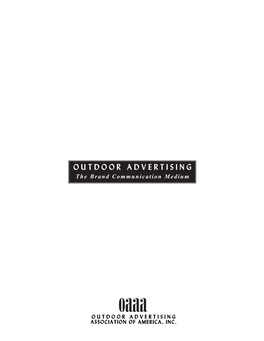 Outdoor Advertising “Speaks” the Brand Language of Consumers