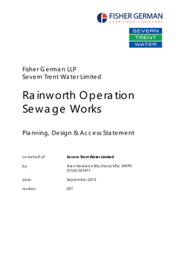 Rainworth Operation Sewage Works