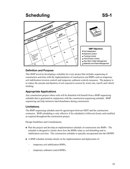 Scheduling SS-1