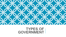 Types of Government