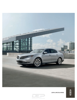 2016 Lincoln MKS Brochure