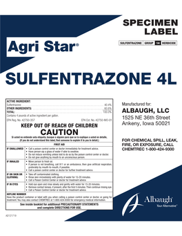 Sulfentrazone 4L