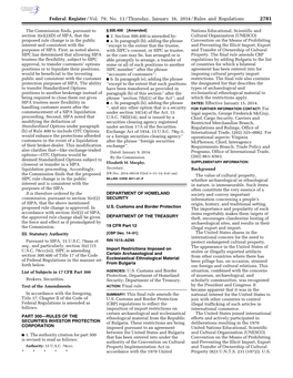 Federal Register/Vol. 79, No. 11/Thursday, January 16, 2014/Rules and Regulations