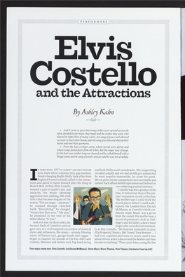 Elvis Costello and the Attractions by As F Fey Kahn I