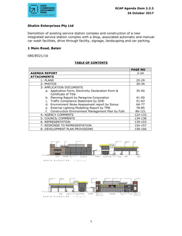 Shahin Enterprises Pty Ltd Demolition of Existing Service Station Complex