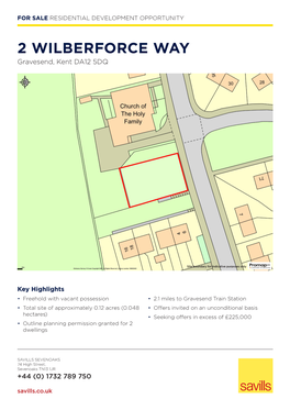 2 WILBERFORCE WAY Gravesend, Kent DA12 5DQ