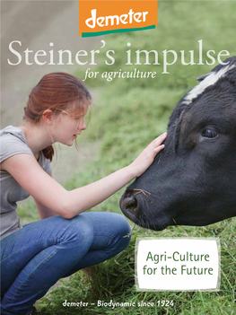 Agri-Culture for the Future