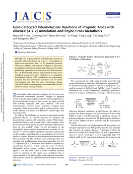 [4 + 2] Annulation and Enyne Cross Metathesis