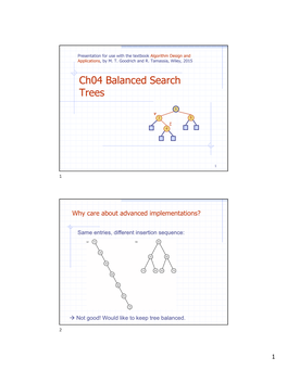 Ch04 Balanced Search Trees