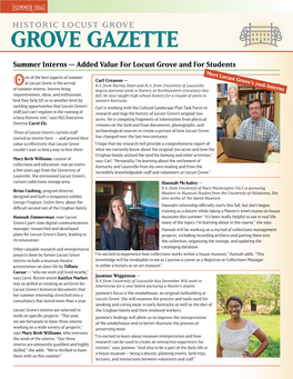 Grove Gazette