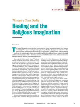 Through a Glass Darkly-Healing and the Religious Imagination