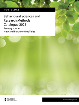 Behavioural Sciences, Research Methods