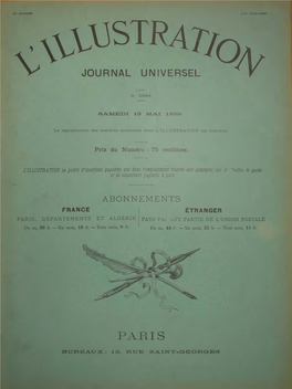 L'illustration. [May 13, 1899. Vol. 113, No. 2933.]