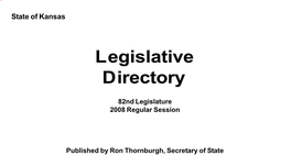 Legislative Directory