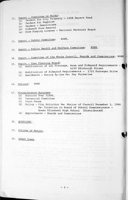 Y 6304 Bayers Tenders for City (A) Tenders for Supplies (Bl Tenders — Demolitioﬂs { C )