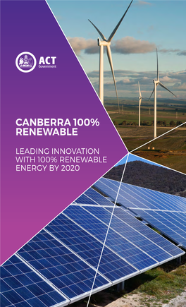Canberra 100% Renewable