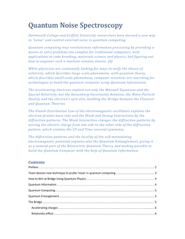 Quantum Noise Spectroscopy