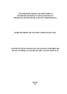 DISSERTAÇÃO Pedro Henrique De Oliveira Germano De