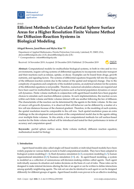 Efficient Methods to Calculate Partial Sphere Surface Areas for A