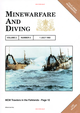 Mine Warfare and Diving