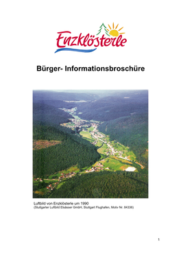 Bürger- Informationsbroschüre