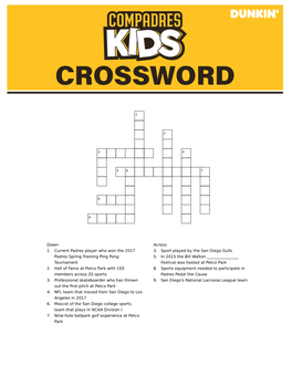 Crossword Puzzle