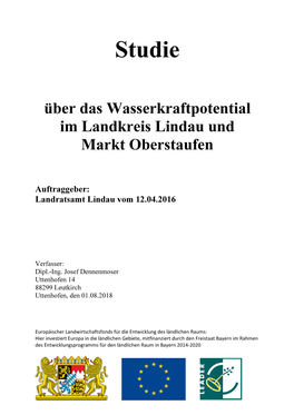 Studie Über Wasserkraftpotential