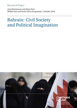 Bahrain: Civil Society and Political Imagination Contents