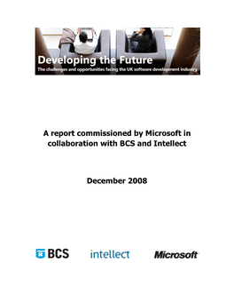 A Report Commissioned by Microsoft in Collaboration with BCS and Intellect
