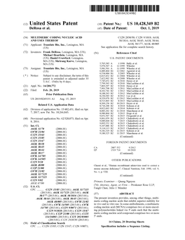 ( 12 ) United States Patent