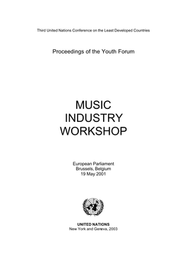 Music Industry Workshop