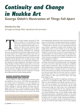 Continuity and Change in Nsukka Art George Odoh’S Illustration of Things Fall Apart