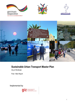Sustainable Urban Transport Master Plan City of Windhoek