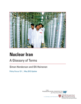 Nuclear Iran a Glossary of Terms