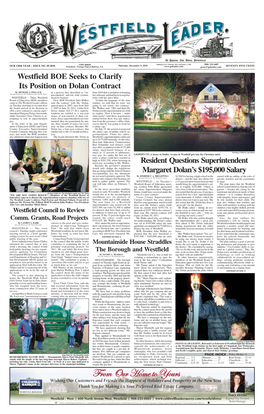 Scotch Plains – Fanwood TIMES a Watchung Communications, Inc