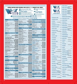 AZIENDA SANITARIA UNICA REGIONALE AREA VASTA N. 5 - S