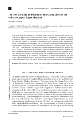 Making Sense of the Military Coup D'état in Thailand