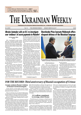 The Ukrainian Weekly, 2017