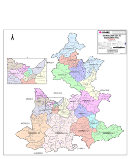 Registro Federal De Electores Coordinación De Operación En Campo Instituto Nacional Electoral Dirección De Cartografía Electoral Distritación Local
