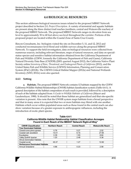 4.4 Biological Resources